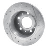 R1 14-21 Ram Promaster 2500 Rear Left Drilled & Slotted Silver Brake Rotor EDZ-40115L