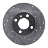 R1 77-83 BMW 320I (USA/Canada) Front Right Drilled & Slotted Silver Brake Rotor