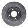 R1 77-83 BMW 320I (USA/Canada) Front Right Drilled & Slotted Silver Brake Rotor