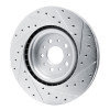 R1 15-22 Ram Promaster City Front Left Drilled & Slotted Silver Brake Rotor