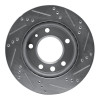 R1 02-06 Dodge SprintER 2500 Front Left Drilled & Slotted Silver Brake Rotor