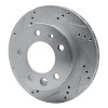 R1 02-06 Dodge SprintER 2500 Front Left Drilled & Slotted Silver Brake Rotor EDZ-40041L