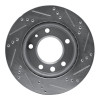 R1 02-06 Dodge SprintER 2500 Front Left Drilled & Slotted Silver Brake Rotor EDZ-40041L