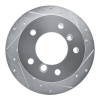 R1 02-18 Dodge SprintER 3500 Rear Right Drilled & Slotted Silver Brake Rotor