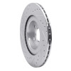 R1 16-26 Volvo V60 Cross Country Rear Right Drilled & Slotted Silver Brake Rotor