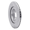R1 16-26 Volvo V60 Rear Left Drilled & Slotted Silver Brake Rotor