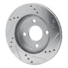 R1 95-96 Dodge Neon (USA/Canada) Front Left Drilled & Slotted Silver Brake Rotor