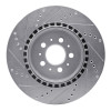R1 04-07 Volvo S60 Rear Right Drilled & Slotted Silver Brake Rotor