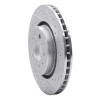 R1 98-04 Volvo C70 Front Right Drilled & Slotted Silver Brake Rotor