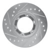 R1 71-83 Renault Lecar Front RightRear Right Drilled & Slotted Silver Brake Rotor