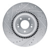 R1 21-26 Hyundai SONATA Front Right Drilled & Slotted Silver Brake Rotor