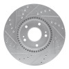 R1 12-16 Kia SportAGE (USA/Canada) Front Right Drilled & Slotted Silver Brake Rotor