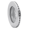 R1 03-05 Kia Rio Front Right Drilled & Slotted Silver Brake Rotor
