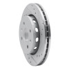 R1 01-03 Kia SPECTRA Front Right Drilled & Slotted Silver Brake Rotor