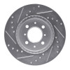 R1 88-92 Daihatsu CHARADE Front Right Drilled & Slotted Silver Brake Rotor