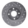 R1 88-92 Daihatsu CHARADE Front Right Drilled & Slotted Silver Brake Rotor EDZ-19000R