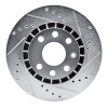 R1 88-02 Daewoo Lanos Front Right Drilled & Slotted Silver Brake Rotor