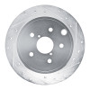 R1 22-25 Subaru WRX Rear Right Drilled & Slotted Silver Brake Rotor
