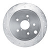 R1 22-25 Subaru WRX Rear Left Drilled & Slotted Silver Brake Rotor