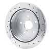 R1 22-25 Subaru WRX Rear Left Drilled & Slotted Silver Brake Rotor
