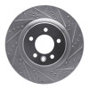R1 05-09 Land Rover Range Rover Sport Front Right Drilled & Slotted Silver Brake Rotor