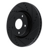 R1 10-14 Renault SAFRANE (Mexico) Front Right Drilled & Slotted Black Brake Rotor