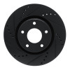 R1 10-14 Renault SAFRANE (Mexico) Front Left Drilled & Slotted Black Brake Rotor