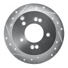 R1 01-10 Hyundai XG350 Rear Left Drilled & Slotted Silver Brake Rotor
