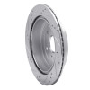 R1 09-17 Suzuki Grand Vitara (Mexico) Rear Right Drilled & Slotted Silver Brake Rotor