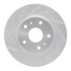 R1 07-19 Suzuki SX4 S-Cross (Mexico) Front Left Drilled & Slotted Silver Brake Rotor