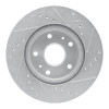 R1 07-19 Suzuki SX4 S-Cross (Mexico) Front Left Drilled & Slotted Silver Brake Rotor