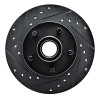 R1 79-83 American Motors PaceR Front Left Drilled & Slotted Black Brake Rotor