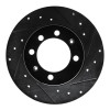 R1 69-87 Saab 99 Rear RightFront Right Drilled & Slotted Black Brake Rotor