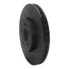 R1 19-26 Mercedes-Benz A220 Front Right Drilled & Slotted Black Brake Rotor