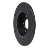 R1 19-26 Mercedes-Benz A220 Rear Left Drilled & Slotted Black Brake Rotor
