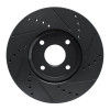 R1 13-16 Ford Ecosport (Mexico) Front Left Drilled & Slotted Black Brake Rotor