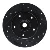 R1 11-15 Renault Fluence (Mexico) Rear Right Drilled & Slotted Black Brake Rotor