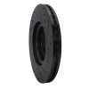 R1 18-25 Volkswagen ATLAS Front Left Drilled & Slotted Black Brake Rotor