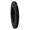 R1 08-25 Audi A4 (Mexico) Front Left Drilled & Slotted Black Brake Rotor