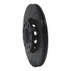 R1 92-08 Audi A4 (Mexico) Front Left Drilled & Slotted Black Brake Rotor