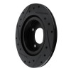 R1 16-25 Dodge Attitude (Mexico) Front Right Drilled & Slotted Black Brake Rotor