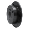 R1 06-12 Dodge Attitude (Mexico) Rear Right Drilled & Slotted Black Brake Rotor