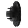R1 91-94 Ford Explorer Front Right Drilled & Slotted Black Brake Rotor
