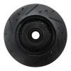 R1 91-94 Ford Explorer Front Right Drilled & Slotted Black Brake Rotor
