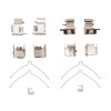 R1 95-03 Toyota Celica Front Disc Brake Hardware Kit