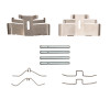 R1 75-79 Toyota Corolla (US/Canada) Front Disc Brake Hardware Kit