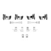 R1 84-87 Toyota Corolla (US/Canada) Front Disc Brake Hardware Kit