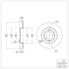 R1 01-06 Audi TT Quattro Rear Brake Rotor
