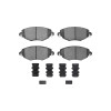 R1 01-08 Jaguar X-Type Front Euro Ceramic Brake Pads and Hardware Kit