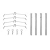 R1 71-93 Jaguar XKE Front Disc Brake Hardware Kit